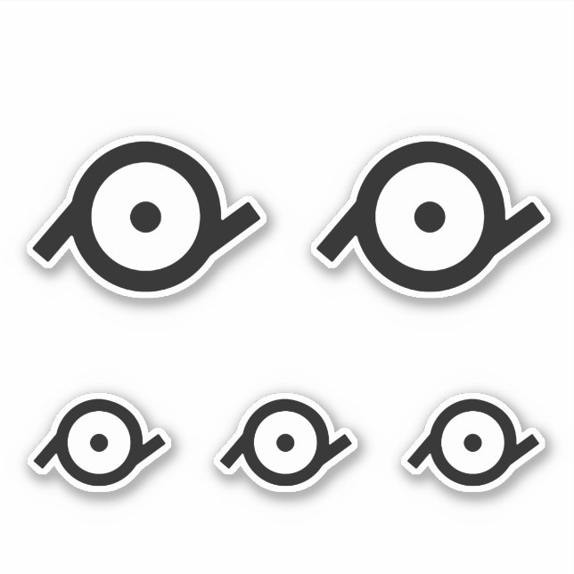 Sticker Symbole de genre épicène (Devant)