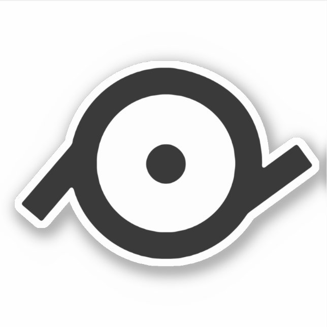 Sticker Symbole de genre épicène (Devant)