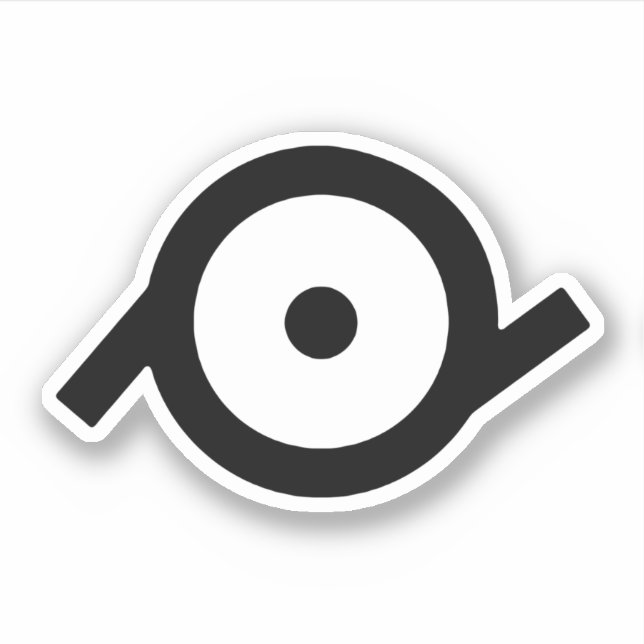 Sticker Symbole de genre épicène (Devant)