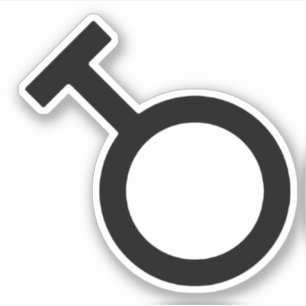 Sticker Symbole de genre Travesti