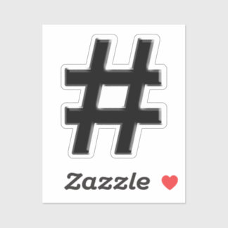 Sticker Symbole de hashtag