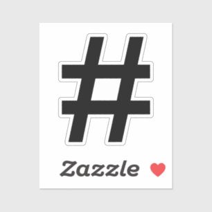 Sticker Symbole de hashtag