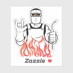 Sticker Symbole de la main de la corne Sticule de tir de s