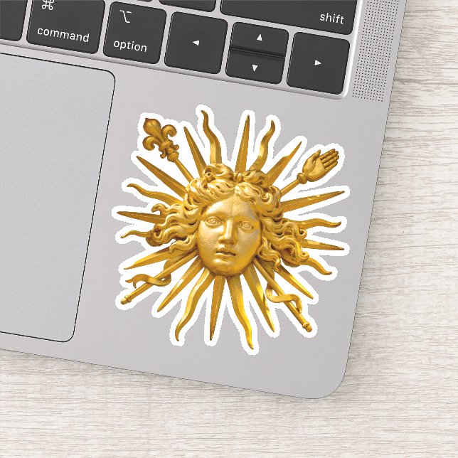 Sticker Symbole de Louis XIV le Roi Soleil (Détail)