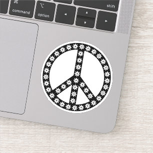 Sticker Symbole de paix de la marguerite