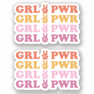 STICKER SYMBOLE DE PAIX FILLE