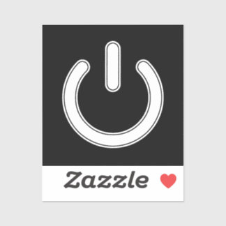 Sticker Symbole de puissance (noir et blanc)