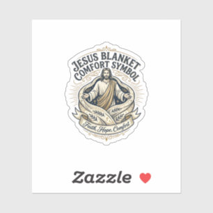 Sticker Symbole de réconfort de couverture Jésus Symbole d