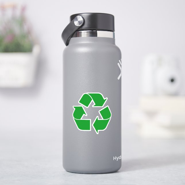 Sticker Symbole de recyclage - Vert (HydroFlask)