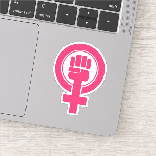 Sticker Symbole de résistance de la main des femmes