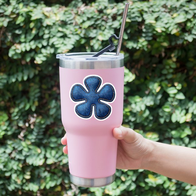 Sticker Symbole Denim Blue Jean Asterisk (Créateur téléchargé)