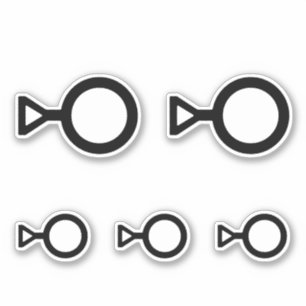 Sticker Symbole du troisième genre