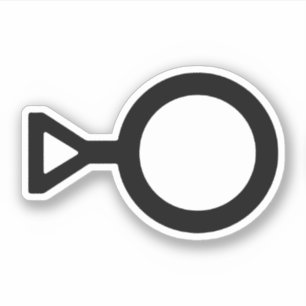 Sticker Symbole du troisième genre