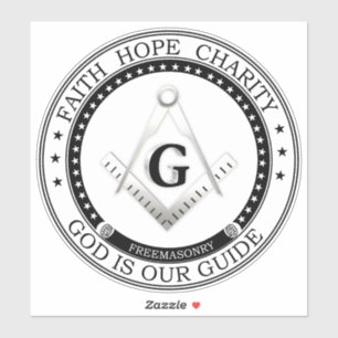 Sticker Symbole franc-maçonnerie