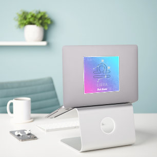 Sticker Symbole Libra Zodiac Star Horoscope Constellation