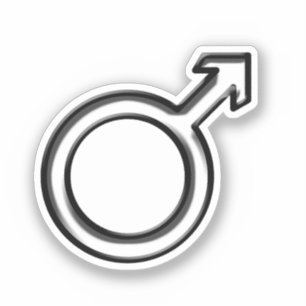 Sticker Symbole masculin