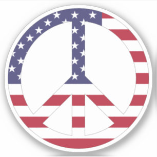 Sticker SYMBOLE Patriotique USA Drapeau Étoiles Et Bandes 