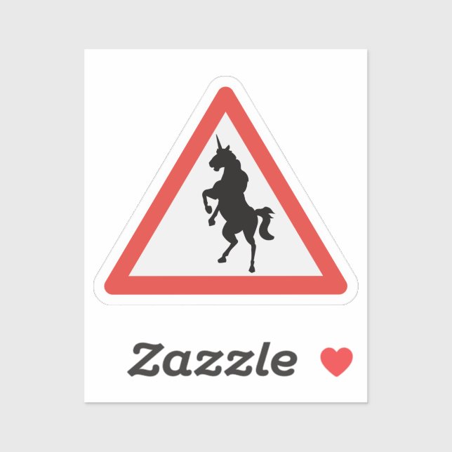 Sticker SYMBOLE ROUTIER Unicorns de Unicorns Cryptozoologi (Feuille)