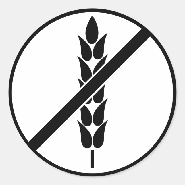 Sticker Symbole sans gluten (Devant)