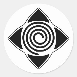 Sticker Symbole Spiral du logo de l'hypnose partou