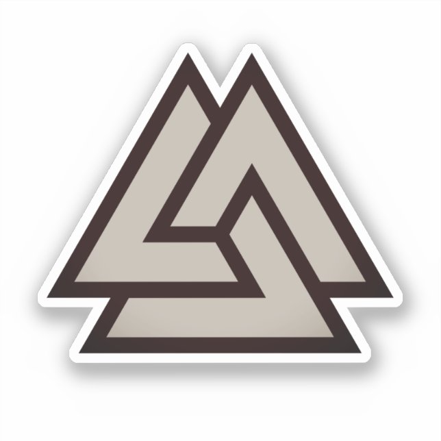 Sticker Symbole Valknut (Recto)