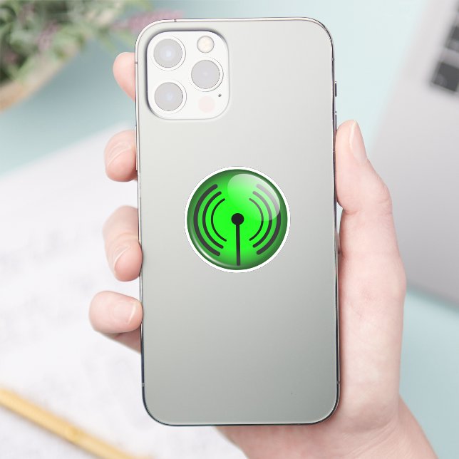 Sticker Symbole Wi-Fi (Téléphone)