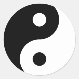 Sticker SYMBOLE YIN Yang