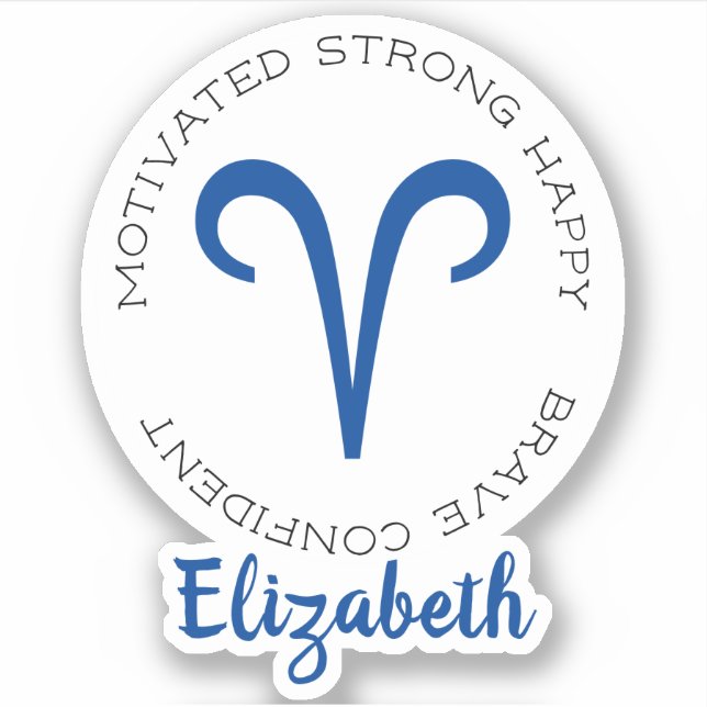 Sticker SYMBOLE Zodiaque Baies (Devant)