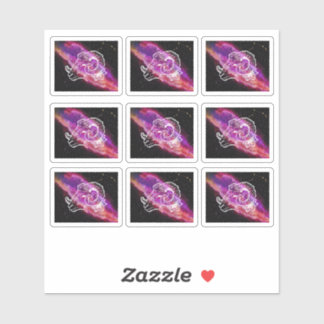 Sticker Symbole zodiaque de la constellation des baies de 