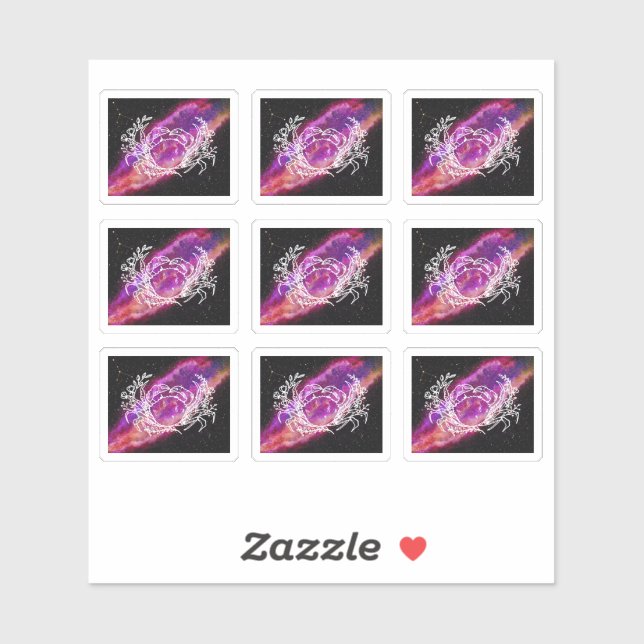 Sticker Symbole zodiaque de la constellation du cancer de  (Feuille)