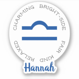 Sticker Symbole zodiaque Libra