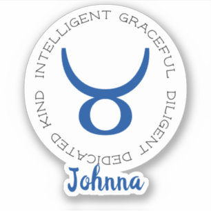 Sticker Symbole zodiaque Taurus