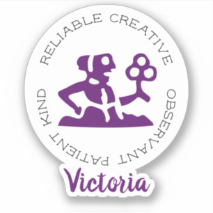 Sticker Symboles Virgo Zodiac Star