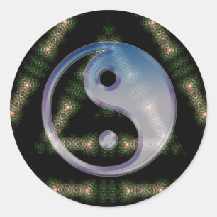Sticker Symbolisme Triad Yin Yang