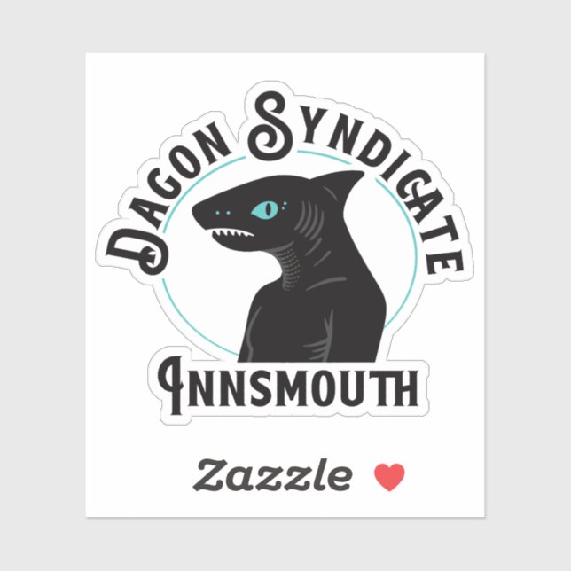 Sticker Syndicat Dagon : Sceau Innsmouth (Feuille)