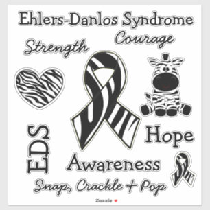 Sticker Syndrome d'Ehlers-Danlos Espérance de sensibilisa