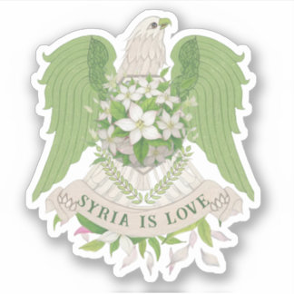 Sticker Syrie L'Eagle Bursting Jasmine Punir Le Jasminle E