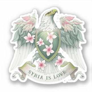Sticker Syrie L'Eagle Bursting Jasmine Punir Le Jasminle E