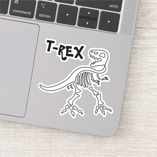 Sticker T-REX Squelette