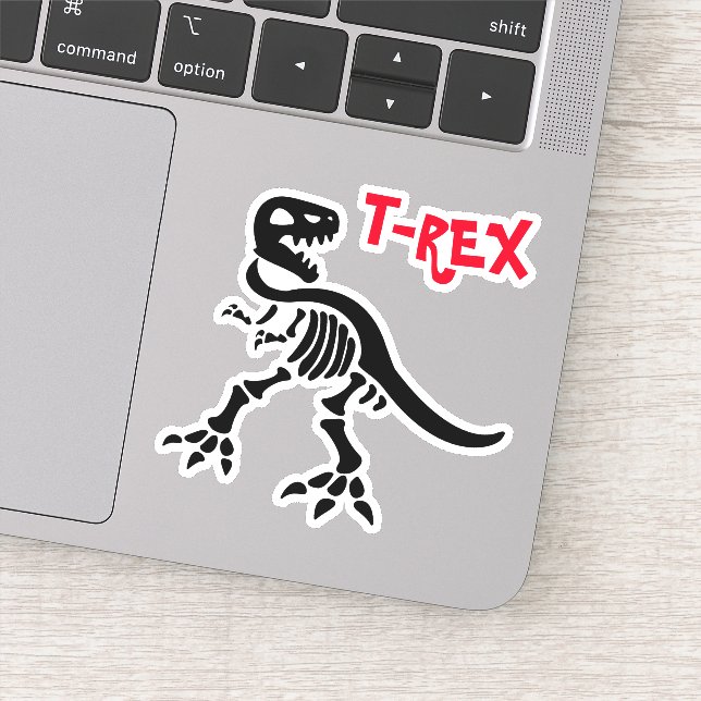 Sticker T-REX Squelette (Détail)