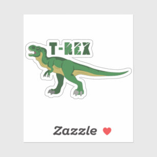 Sticker T-Rex vert