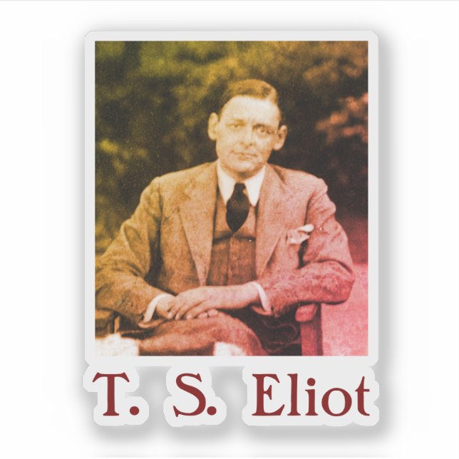 Sticker T. S. Eliot (Devant)