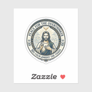 Sticker T-Shirt Affirmations de santé mentale Jésus Inspir