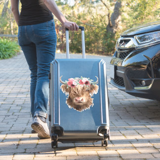 Sticker T-shirt classique Peinture de vache Highland