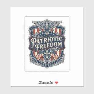 Sticker T-shirt graphique vectoriel Foi Famille Liberté Pa