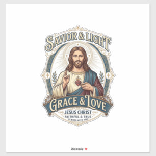 Sticker T-shirt graphique vintage Jesus Thrift Store chass
