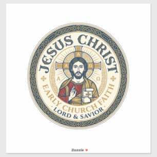 Sticker T-Shirt Jésus Pères du Désert Ancien Chrétien Ins
