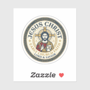 Sticker T-Shirt Jésus Pères du Désert Chrétien Ancien Ins