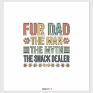 Sticker T-shirt pour papa le revendeur de snacks amateur d