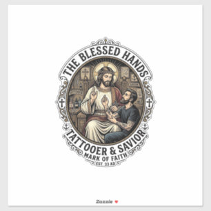 Sticker T-Shirt Studio Jésus Artiste Tatouage Inspirant F